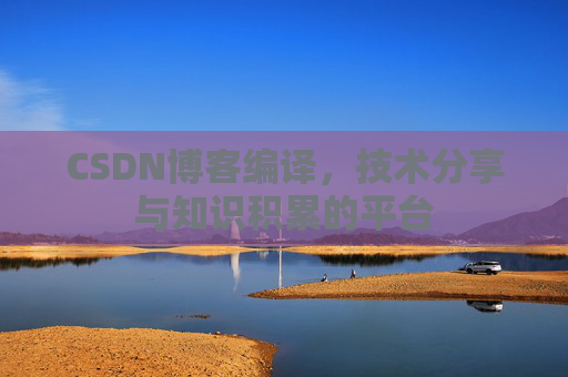 CSDN博客编译，技术分享与知识积累的平台
